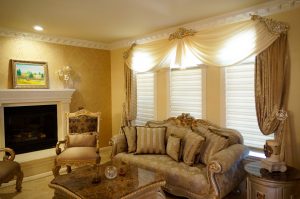 custom drapes with valances
