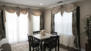 Luxury drapes.
