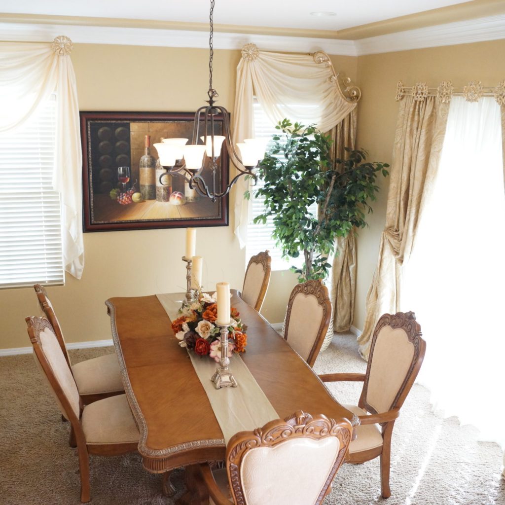 dining room drapes