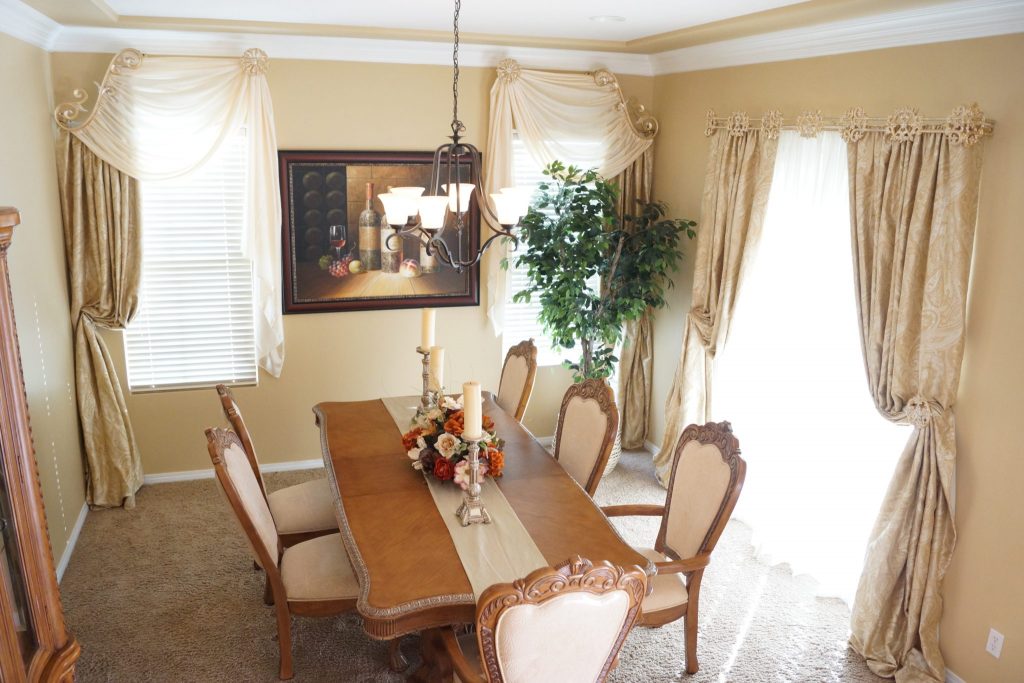 dining room drapes
