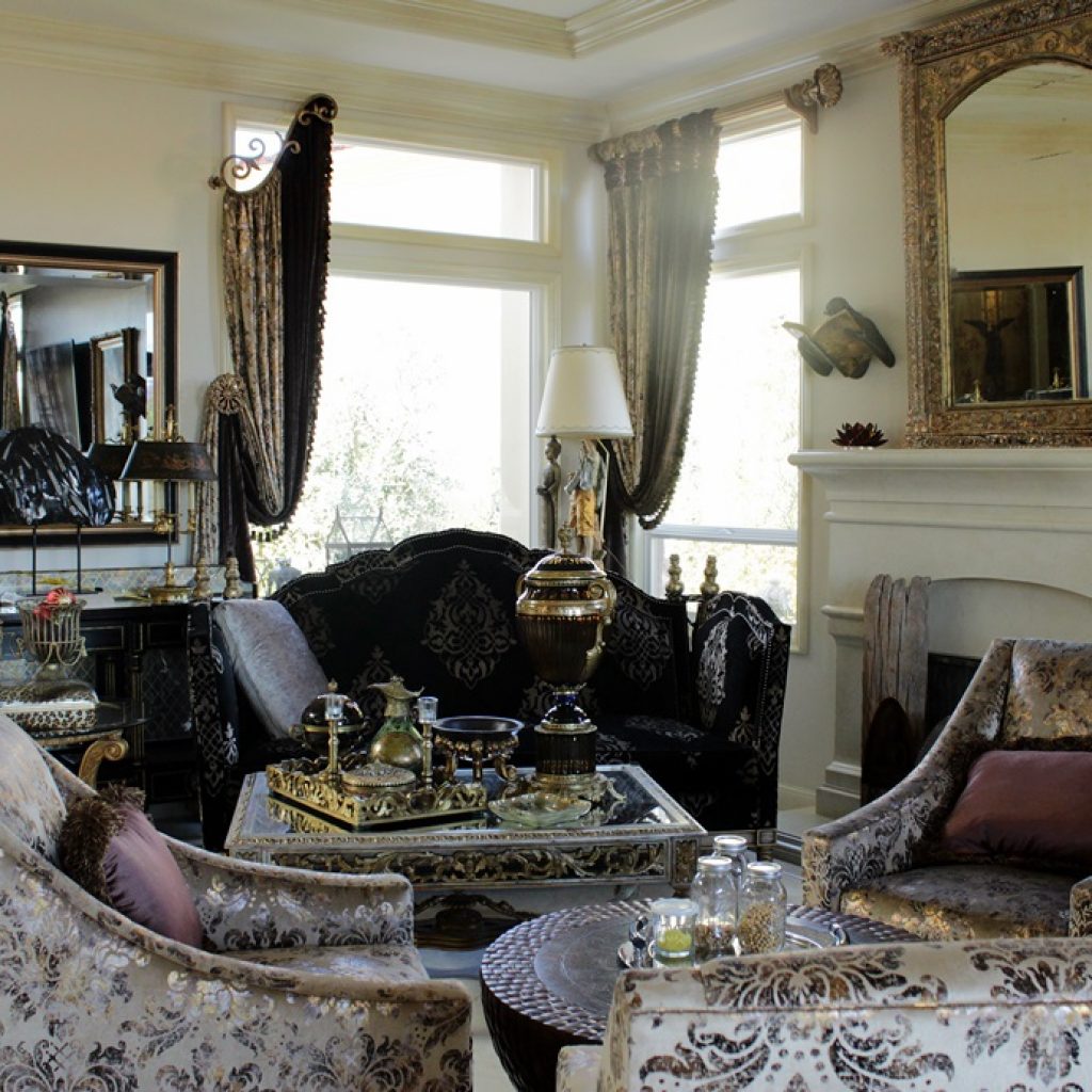 Elegant drapery panels