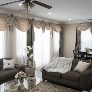 Living room drapes
