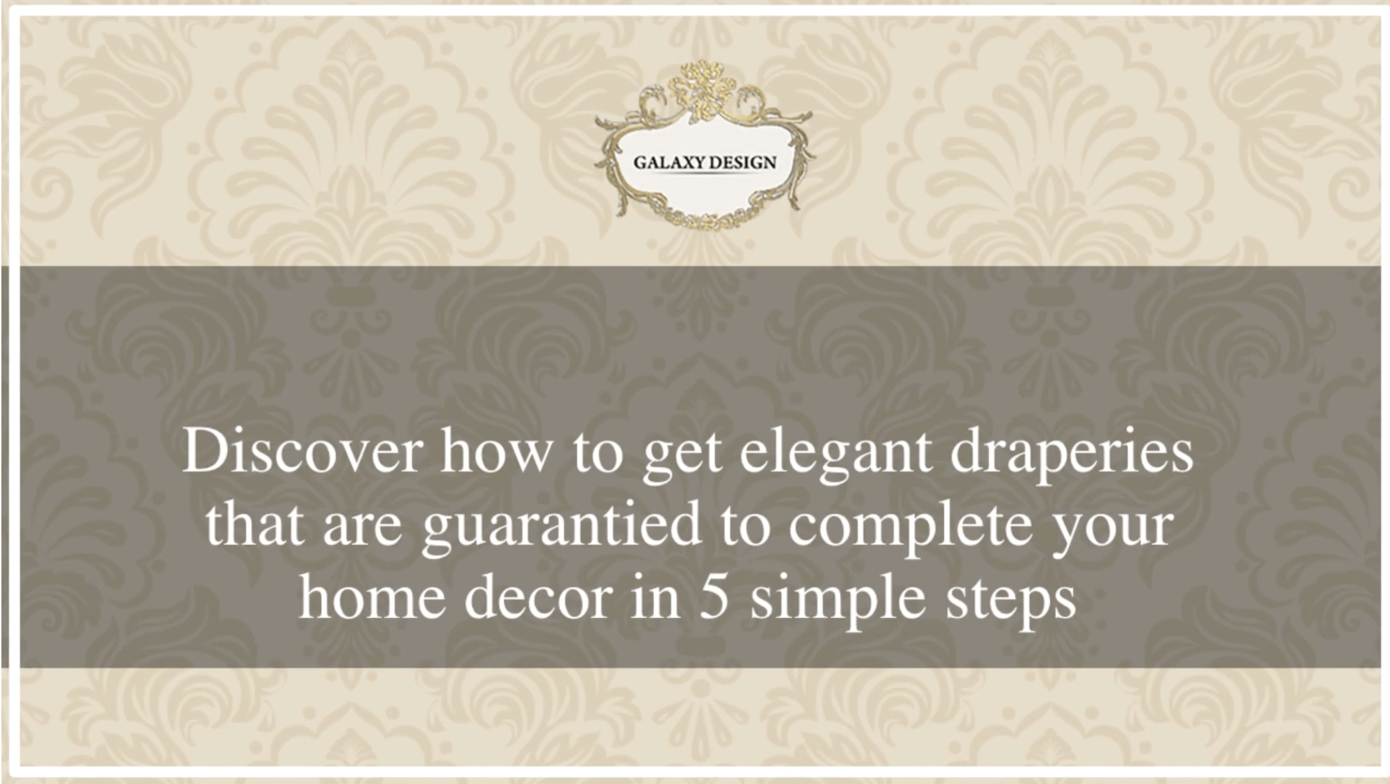 How to get elegant drapery packages